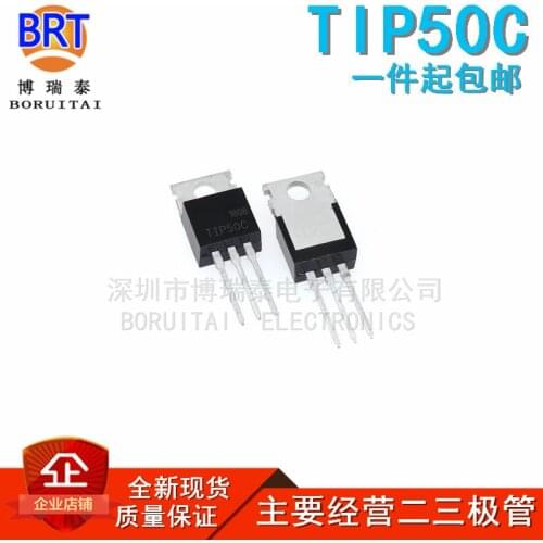 10pcs/lot Tip50c Tip50 50C High Voltage Switching Transistor TO-220 Brand New Spot