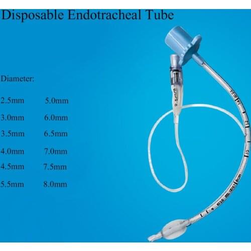 10Pcs Cat Dog Pet Disposable PVC Sterile Endotracheal Intubation Tube Trachea Cannula For Clinical Anesthesia Animal First Aid