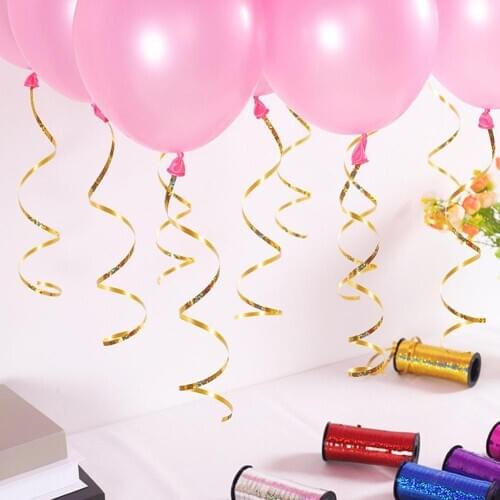 100 Yards Balloons Ribbons Wedding Birthday Home Crafts Gift Wrapping Decoration DIY Gift Wrapping Rope