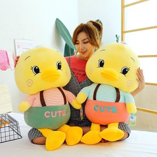 30-90cm Cute Yellow DuckSoft Plush Toys Stuffed Animals Dolls Toy for Friend Kids Children Baby Girls Girlfriend Christmas Gifts