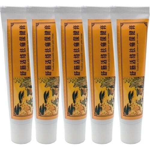 5Pcs/lot Chinese Shaolin Pain Relieve Cream Suitable Rheumatoid Arthritis Joint Back Herbal Analgesic Balm Pain Relief Ointment