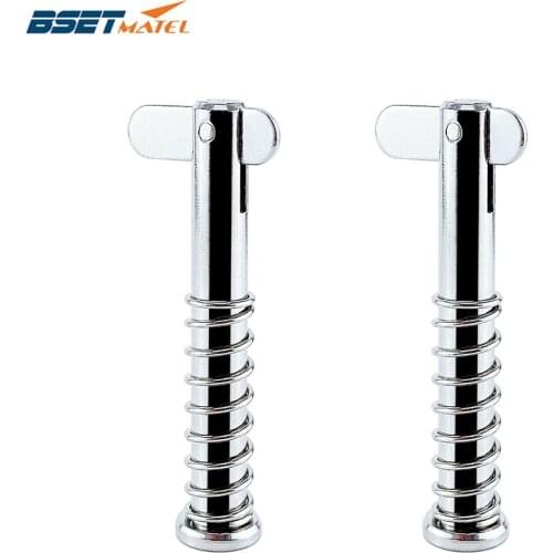 2PCS 316 Stainless Steel Quick Release Pin Dowel Pin Flat Head Cylindrical Pin Positioning Pins Retainer Farm Lawn Garden Marine