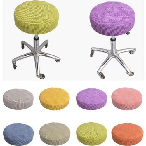 Lovoski Bar Stool Covers Round Chair Seat Cushion Protector 10 - 16inch Dia