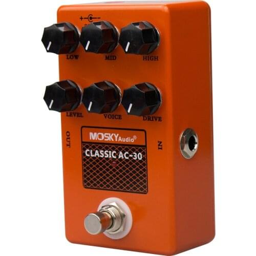 Pedal Guitarra NEW MOSKY audio CLASSIC AC-30 SPEAKER SIMULATION Guitar Effect Pedal