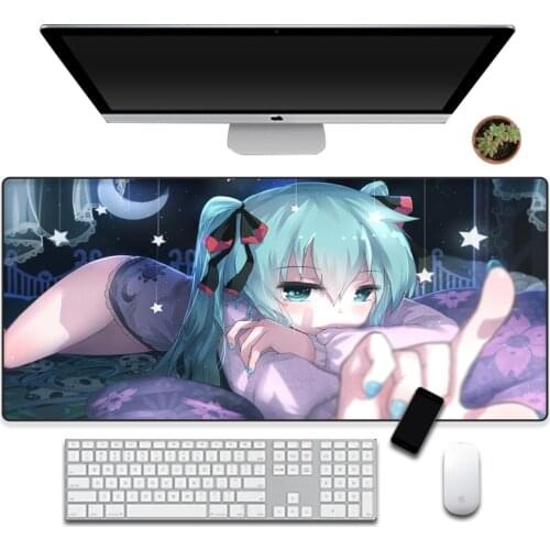 XGZ Anime girl gaming mouse pad large size non-slip gaming keyboard table laptop mouse pad suitable for Lol Dota2 Cf