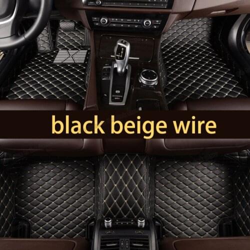 Leather car floor mats for BMW F07 535 gt 2011 2012 2013 2014 2015 2016 2017 accessories rug carpet styling Gran Turismo