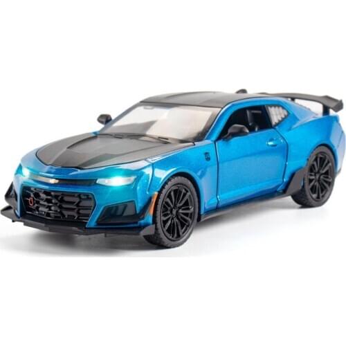 High simulation Hot scale 1:24 wheels diecast muscle sport car Chevrolets Camaro metal model vehicle toy collection for gifts