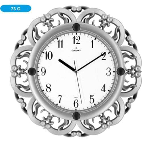 Galaxy Wall Clock Gray Glass Embroidered Custom Office Home Room Mechanism Silent Dial Favorite Trend Outlets Popular Special Advantageous