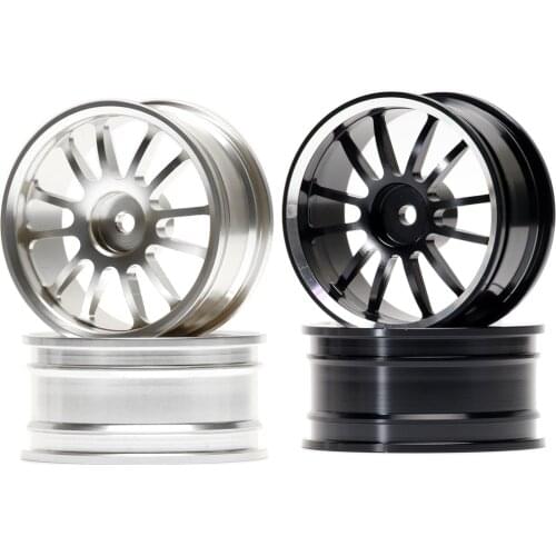 NEW ENRON 12 Spoke Alloy Wheels Rims Hub For 1/10 RC On-Road Drift Tamiya Traxxas HSP HPI Kyosho RedCat SAKUR