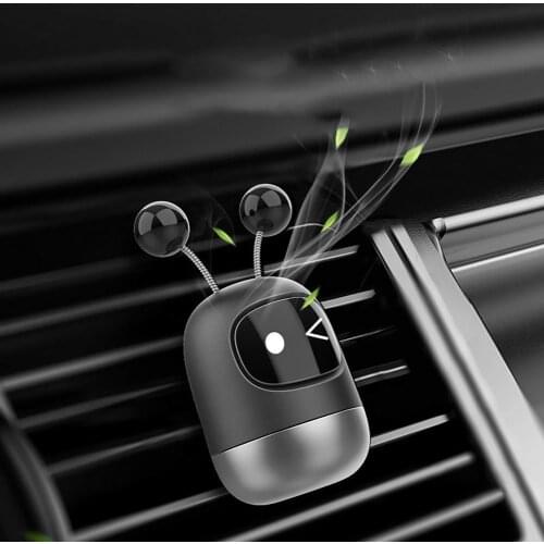 Car Air Freshener Auto Creative Mini Robot Air Vent Clip Parfum Flavoring Ventilation Outlet Aromatherapy Deodorant Car Interior