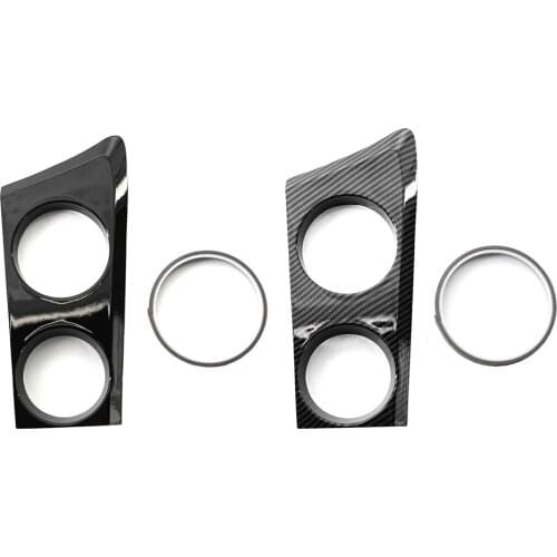 DIY Center Console Cup Holder Gloss Black Fiber Light Weight Suitable for BMW E81 E82 E87 E88 120i 2004-2011 LHD 210*96*20mm