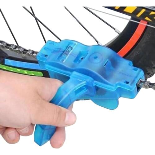 Portable Bicycle Chain Cleaner Bike Brushes Scrubber Wash Tool Mountain Cycling Cleaning Kit