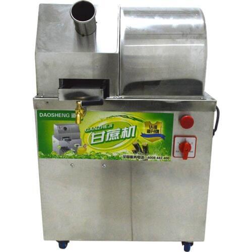 Vertical stainless steel electric cane juicer plug-in electric sugarcane juicers machine sugarcane juicer extractor 220V 750W