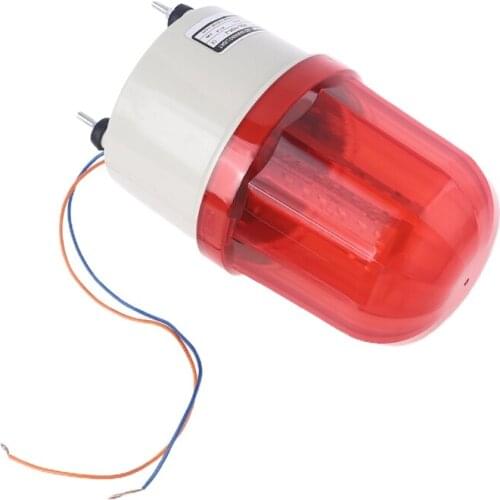220V/12V/24V LED Alarm Light Warning Lamp Signal Buzzer Rotary Strobe Flash Siren Emergency Sound Illumination Hummer