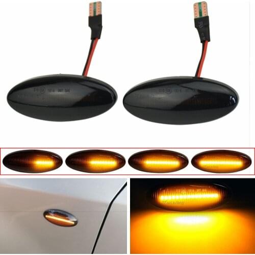 2X LED Side Marker Light Turn Signal Indicator Lamp For Opel Vauxhall Vectra B 1995 1996 1997 1998 1999 2000 2001 2002 2003
