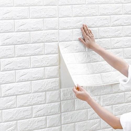 5/10PCS 3D Wall Stickers oil proof Easy self-adhesive design Foam Waterproof Wall Covering for bathroom bedroon TV Decor
