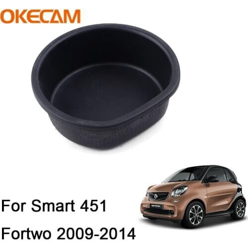 Car Organizer Ashtray Change to Storage Box For Mercedes Smart 451 Fortwo 2009 2010 2011 2012 2013 2014 Car Interior Accessories