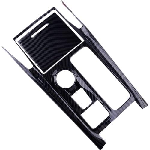 Beler 1 Set Interior Gear Shift Box Panel Cover Trim Frame Fit For Ford Explorer 2020 2021 ABS Left Hand Drive