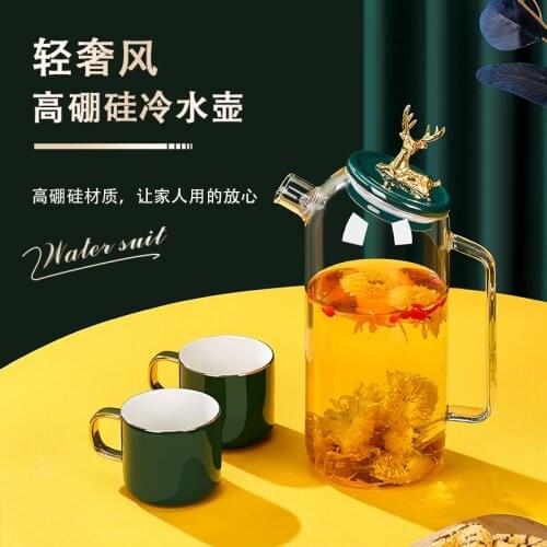 Tea Infuser Pot Heat-resistant Glass Teapot Cup With Filter Flower Tea Pot Oolong Puer Kettle Glass Coffee Tea Pot