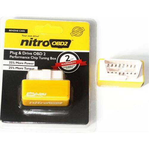 Performance Tuning Chip Box For Saver Gas/Petrol Vehicles Plug Drive Yellow
