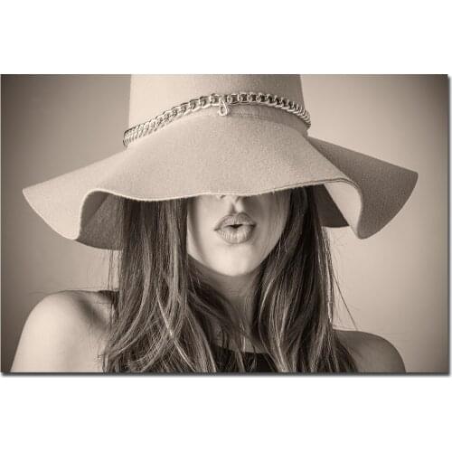 Maison Cuadros Abstract Women Girl Oil Painting on Canvas Prints Wall Art Women Poster Wall Pictures for Living Room Decoration