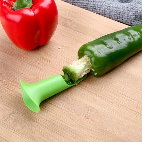 Jalapeno Corer Seed Remover Corer Slicer 2pcs/set Fruit Peeler Pepper Cutter Cooking Tools Bell Pepper Chili