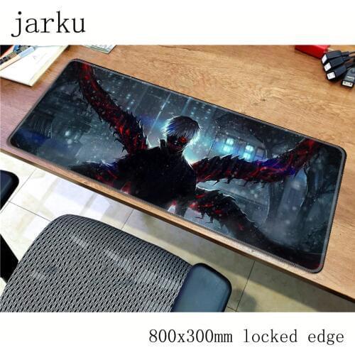 Tokyo Ghoul mouse pad gamer 800x300mm notbook mouse mat large gaming mousepad large Customized pad mouse PC desk padmouse
