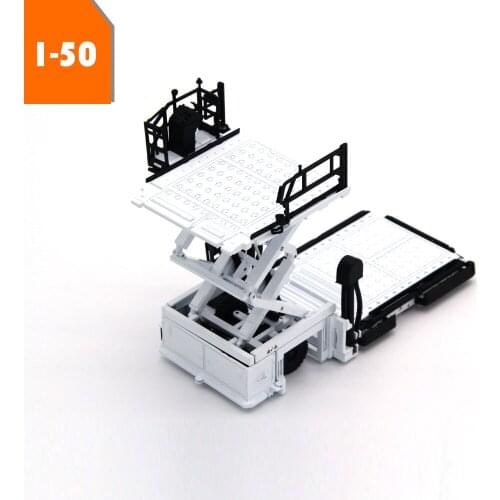 Diecast Scale 1:50 Alloy Airport cargo lift truck ​Car Model Color Box Package Toys For Kids Children Gift And For Collection