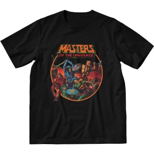 Male He-Man And The Masters Of The Universe T-Shirt Harajuku 80s Skeletor She-Ra Beast Tshirt Short Sleeve T Shirt Tee Tops