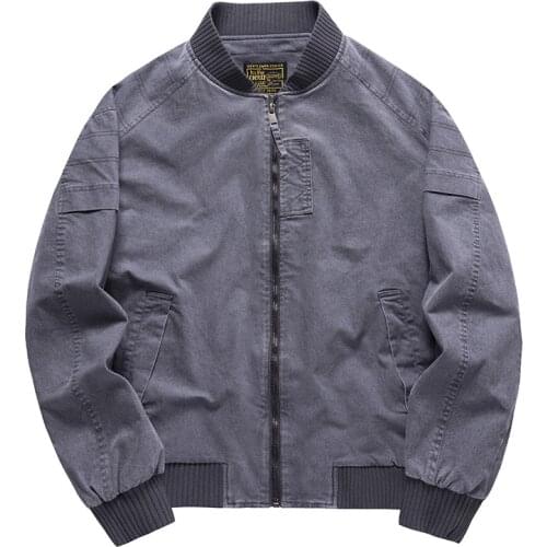 Mcikkny Men Fashion Casual Baseball Jackets Spring Autumn Streetwear Outwear Coats For Male Tops Solid Color