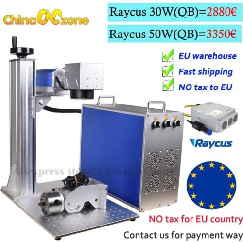 Ship from EU MAX 30W Fiber Laser Marking Printer engraving Machine for Metal Gold , Silver, Copper Engraving factory direct sale