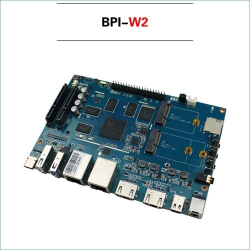 Original Banana Pi W2 BPI W2 BPI-W2 Smart NAS Router RTD1296 Chip Demo Board