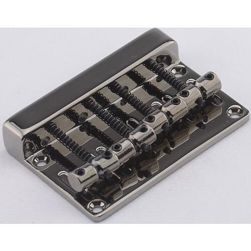 【Made in Korea】Clearance Sale. 1 Set Electric Bass Bridge Bass For Precision / Jazz Black Nickel