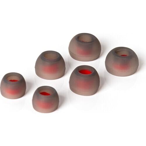 KBEAR 10 Silicone Eartips 3Pairs (6pcs) S M L Size In Ear Earbuds Ear Sleeve Earpads for KZ ZSX ZAX DQ6 KBEAR LARK KS2 TRI I3