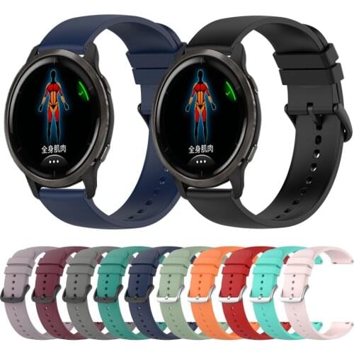 Silicone Sports Strap For Garmin Venu 2 Wristband For Garmin vivoactive 4 vivoactive 3 Venu Sq Replacemen Bracelet Watchbands