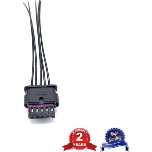 Mass Air Flow Sensor MAF Wiring Harness Pigtail Connector Cable For Audi Volkswagen Jetta 8K0973205 4F0973705