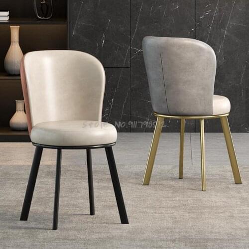 Light luxury mensal chair is contracted and contemporary home restaurant eat ins web celebrity bedroom dress and makeup chair st