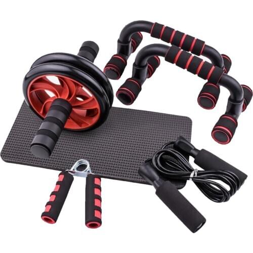Workout, Wheel Exercise Equipment with Ab Mat Machine for Women Men Core Abs Workout Equipment