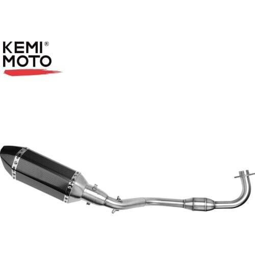 Kemimoto Motorcycle Pipe Exhaust With DB Killer 51MM For Honda Grom Msx125 2013-2020 Mufflers Exhaust Pipe For Honda Grom Msx125