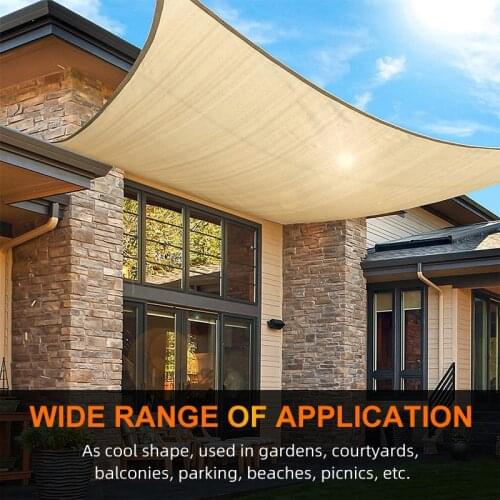 High Quality Sun Awnings 2X3M Rectangle Folding Awning Shade Sail UV Block Outdoor Pergolas Backyard Awning Garden Accessories
