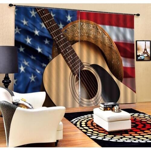 Piano Curtain office Bedroom 3D Window Curtain Luxury living room decorate Cortina europe curtain