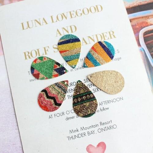 10pcs/Lot New Enamel Charms Printing Water Droplets Pattern Pendants DIY Jewelry Making Necklaces Charms for Bracelet Making