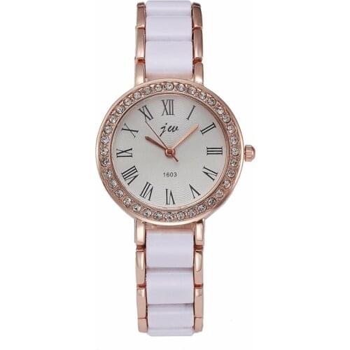 100pcs/lot jw-3527 new arrival fashion lady bracelet watch wrap quartz luxury elegance crystal watch for women wholesale watch