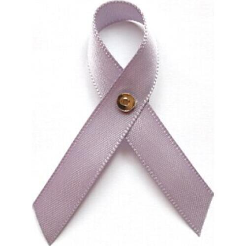 500pcs DHL free shipping May Brain Cancer Gray Awareness Ribbon bow Brooch Gray Support Ribbon