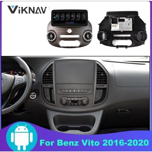Car Radio Head Unit for Mercedes Benz Vito 2016-2020 Stereo Receiver Multimedia Player 2Din Tape Recorder
