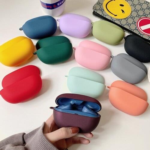 For SONY WF-SP800N Earphone Case Fashion Solid Color Matte Headset Cover For SONY WF SP800N Hard PC Shell with Anti-lost Hook