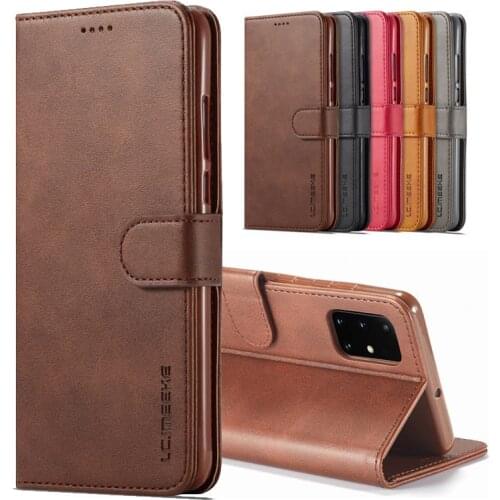 Case For Samsung Galaxy A51 A12 A42 A41 A32 A52 A72 A21 s A11 A31 A71 4G 5G Case Flip Leather Wallet Cover Magnetic With Stand