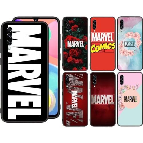 Marvel Logo Art Fashion For Samsung Galaxy A90 A80 A70S A60 A50S A50 A40 A40S A30 A30S A20E A20S A10S A10 A2Phone Case