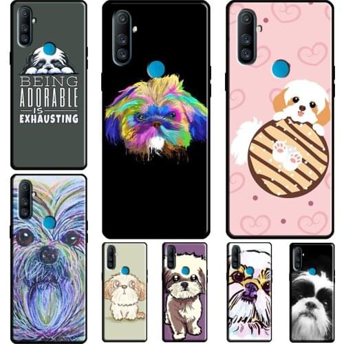 Cartoon Shih Tzu Dog For OPPO Realme C3 C11 C15 C21 GT 7i Q3 6 7 8 Pro Case For OnePlus 9 Pro 8 Nord 8T 7T Cover