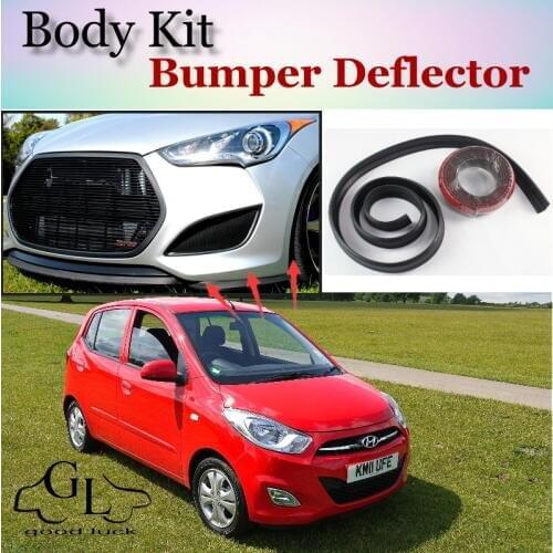 For Hyundai i10 Grand Xcent Inokom For Dodge i 10 Bumper Lip / Front Spoiler Deflector For Car Tuning / Body Kit / Strip Skirt
